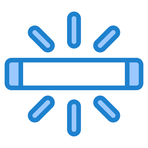 Fluorescent light photography fluorescent light brightness icon