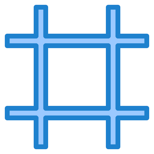 Grid camera photograph shapes and symbols icon