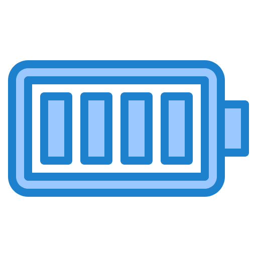 Full battery battery level electric electronics icon