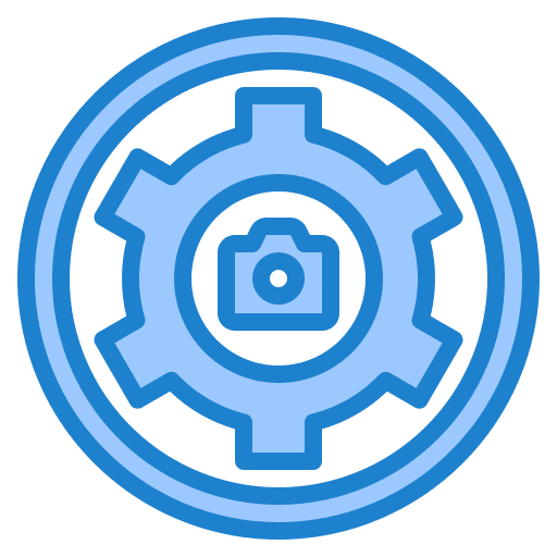 Setting setting camera configuration icon