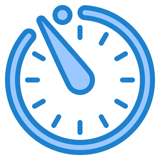 Stopwatch time and date wait timer icon