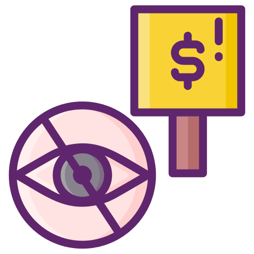 Auction auctions blind miscellaneous icon