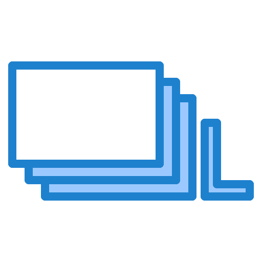 Burst mode interface multimedia option squares icon