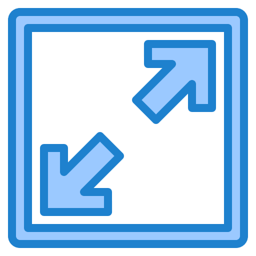 Maximize resize expand maximize arrows icon