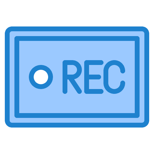 Record record music player multimedia option icon