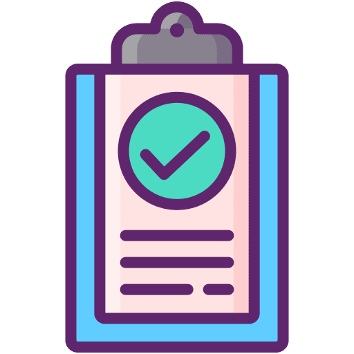 Results document checklist result icon