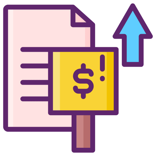 Appraisal bid survey evaluation icon