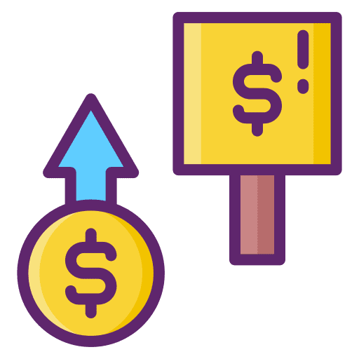 Bid sign auction auctions icon