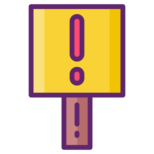 Warning warning sign sign lenguage signs icon