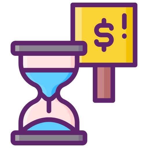 Bid auction bid offer icon