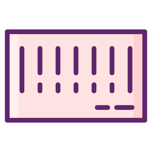 Numbers numbers auction sale icon