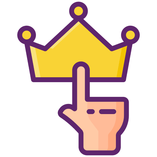 Selection auctioner auction bid icon