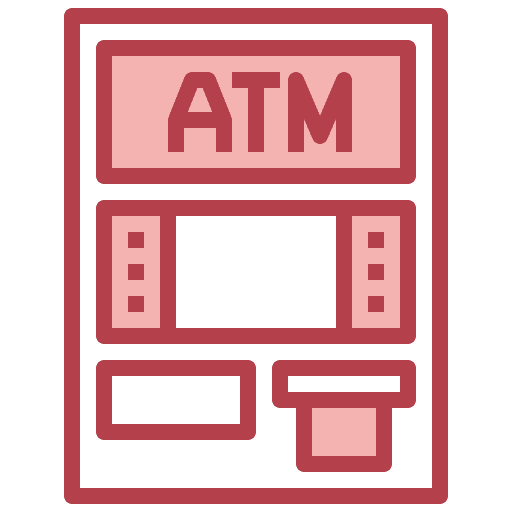 Atm machine business and finance atm icon Atm machine business and finance atm icon