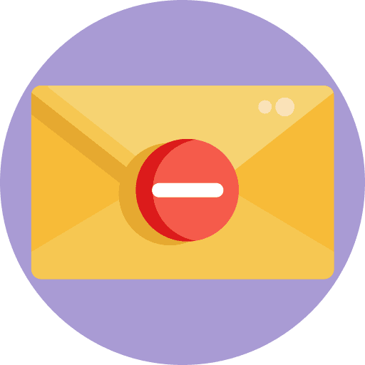 Email blocker communications mails envelope icon