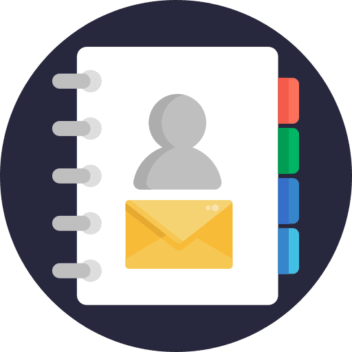 Phonebook communications contact book phonebook icon