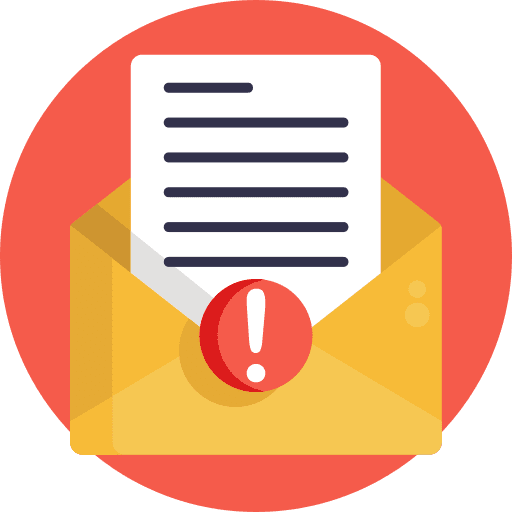 Email envelopes mail communications icon
