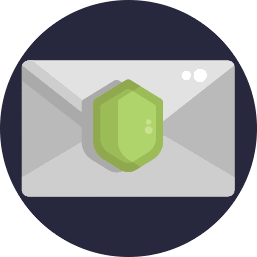Email messages message security icon Email messages message security icon