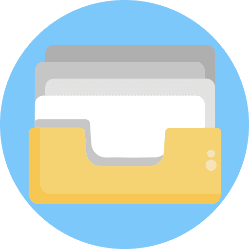 Folder data storage microsoft office storage icon Folder data storage microsoft office storage icon