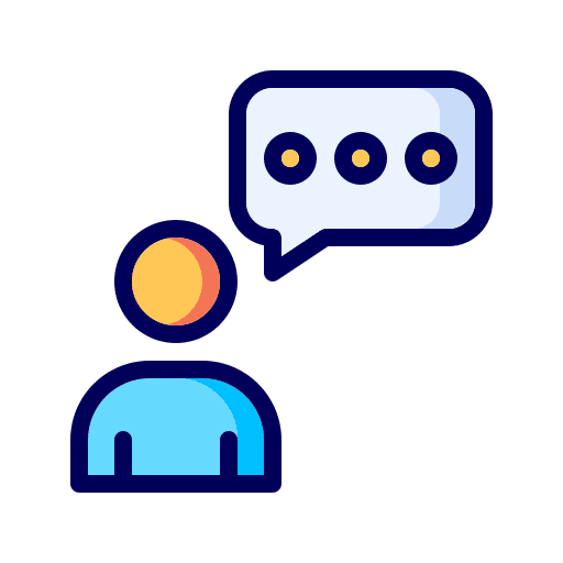 Speak speaking speak communications icon