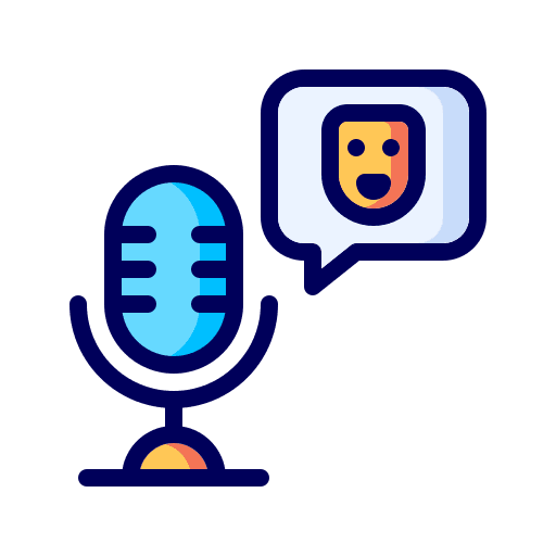 Voice recording comedy radio voice recording icon Voice recording comedy radio voice recording icon