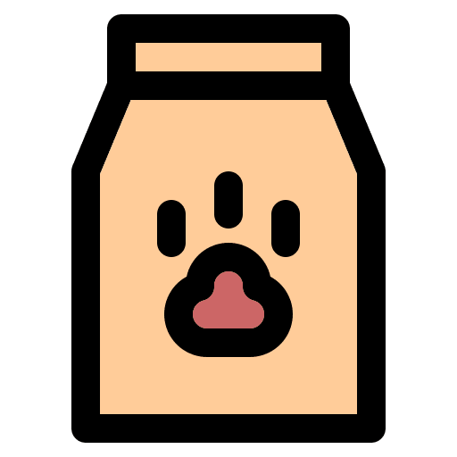 Pet food dog food pet food bag icon Pet food dog food pet food bag icon