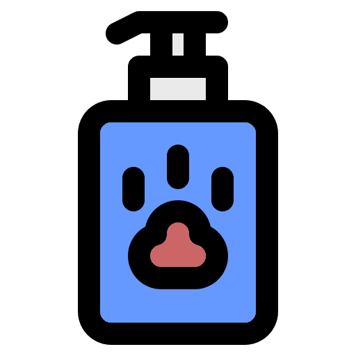 Pet shampoo veterinary pet pawprint icon Pet shampoo veterinary pet pawprint icon