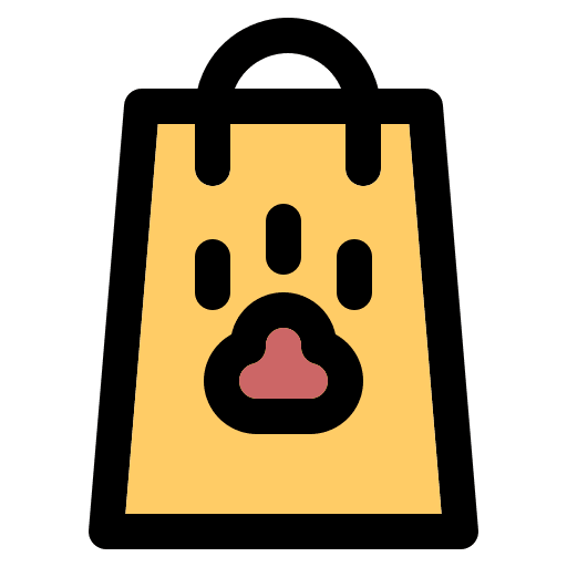 Pet shop animal pet shop paper bag icon Pet shop animal pet shop paper bag icon