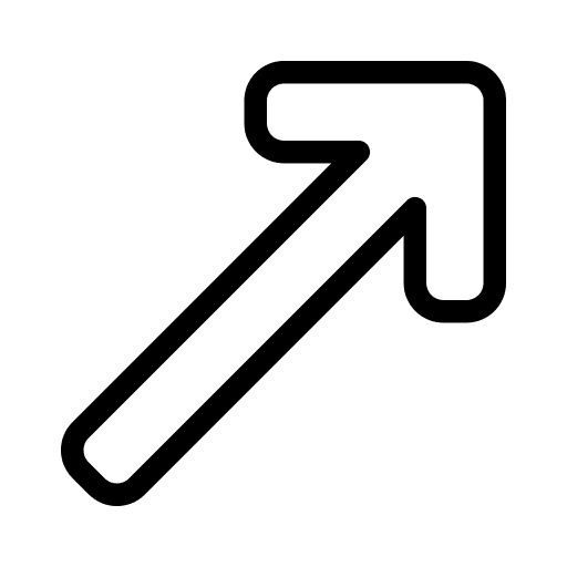 Arrow upper right diagonal arrow up direction icon Arrow upper right diagonal arrow up direction icon