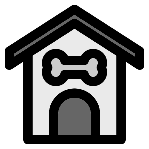 Dog house pet dog house bone icon Dog house pet dog house bone icon