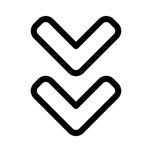 Downward arrow downward arrow downward direction icon