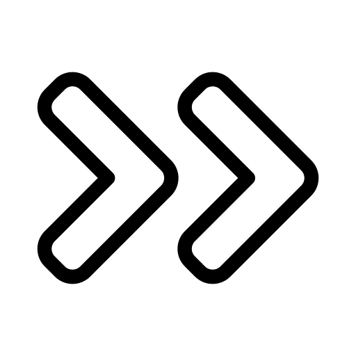 Fast forward play arrows video player icon