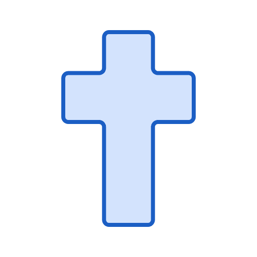 Cross christianism religion church icon Cross christianism religion church icon