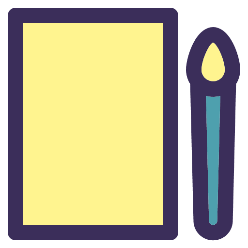 Painting interest hobbies and free time free time icon Painting interest hobbies and free time free time icon