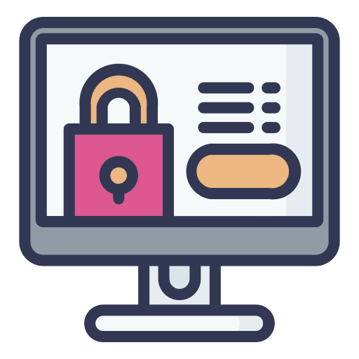 Secure secure digital money safety icon