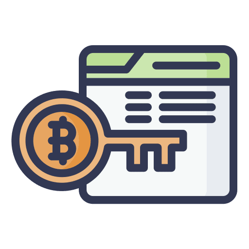 Key security blockchain bitcoin encryption icon Key security blockchain bitcoin encryption icon