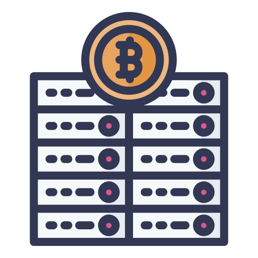 Server cash coin payment method icon Server cash coin payment method icon