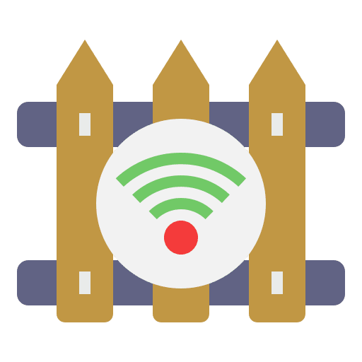 Fence automatic fence smart home icon