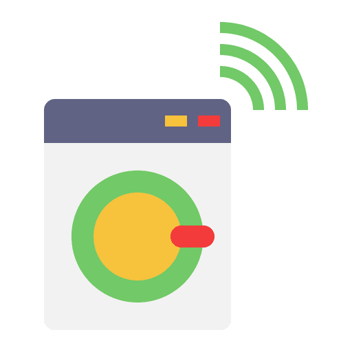 Smart washing machine mobile phone smart washing machine smart home icon