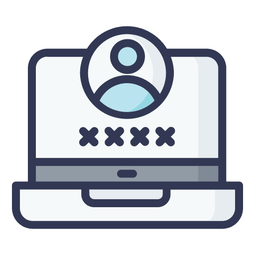 User verification key user icon User verification key user icon