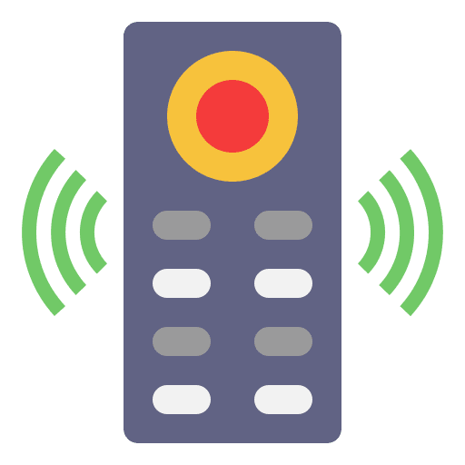Remote control smart home wifi signal remote access icon