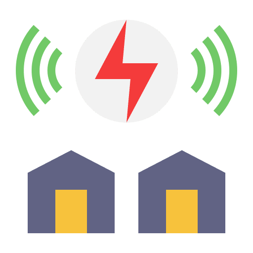 Electric home energy electric home electricity icon Electric home energy electric home electricity icon