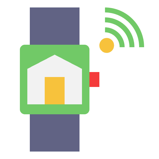 Smartwatch smart home home technology icon Smartwatch smart home home technology icon
