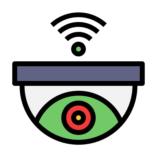 Web cam security cctv electronics icon
