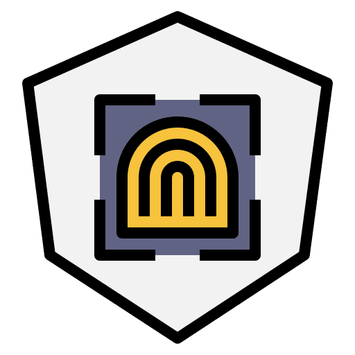 Finger scan fingerprint scan biometric identification evidence icon Finger scan fingerprint scan biometric identification evidence icon