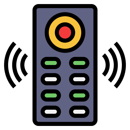 Remote control smart home device remote access icon