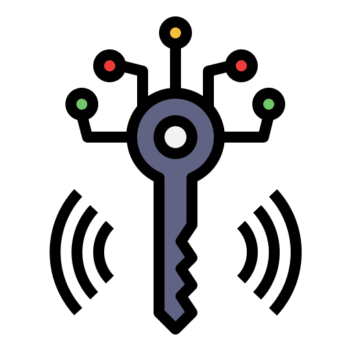 Smart key key wifi smarthome icon Smart key key wifi smarthome icon