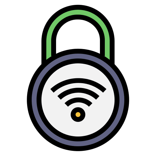 Smart lock security smart house internet of things icon Smart lock security smart house internet of things icon