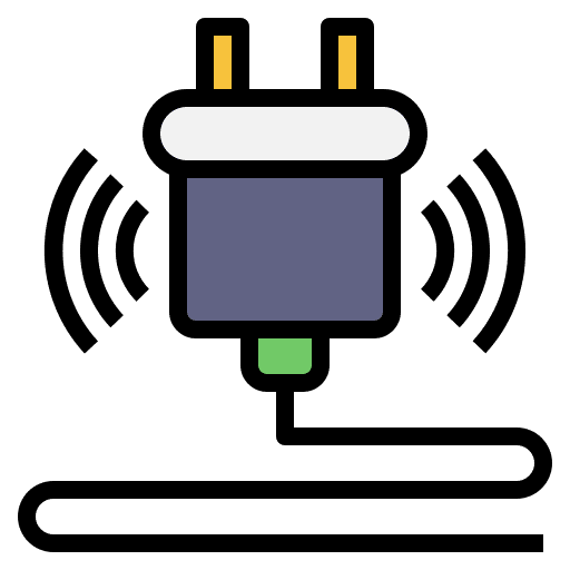 Smart plug electrical electricity wifi connection icon Smart plug electrical electricity wifi connection icon