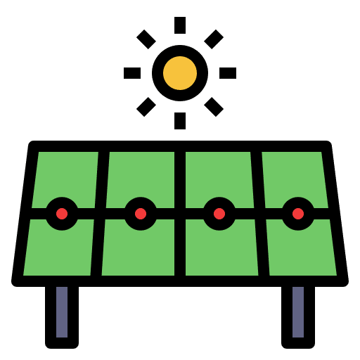 Solar cell solar system solar panel ecology and environment icon Solar cell solar system solar panel ecology and environment icon