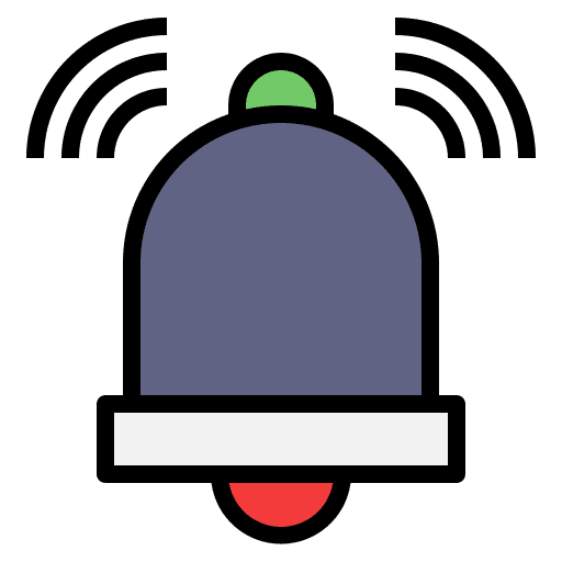 Alert ring reminder notification icon Alert ring reminder notification icon